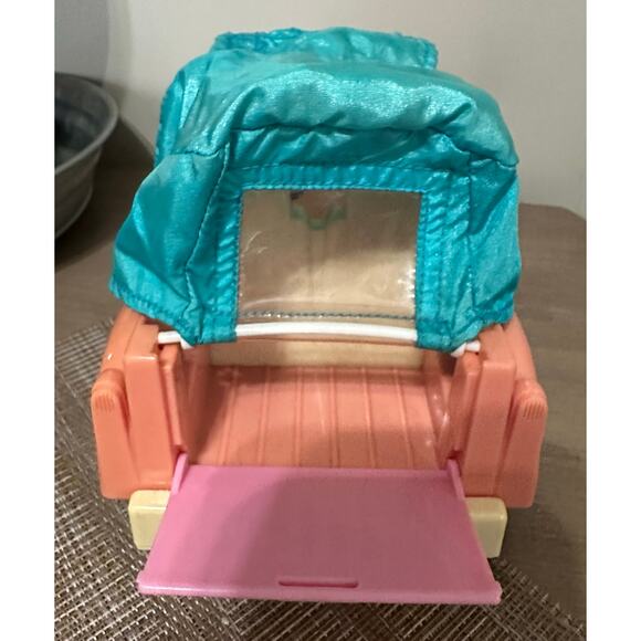 Fisher Price Loving Dollhouse Dream Cruiser Jeep With Canopy Vintage with Tent - Picture 5 of 10